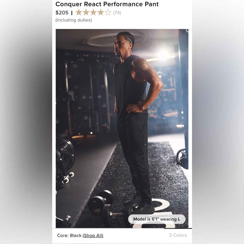 Alo Conquer React Pants